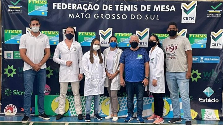 Tênis de Mesa firma parceria com Universidade Estácio de Campo Grande